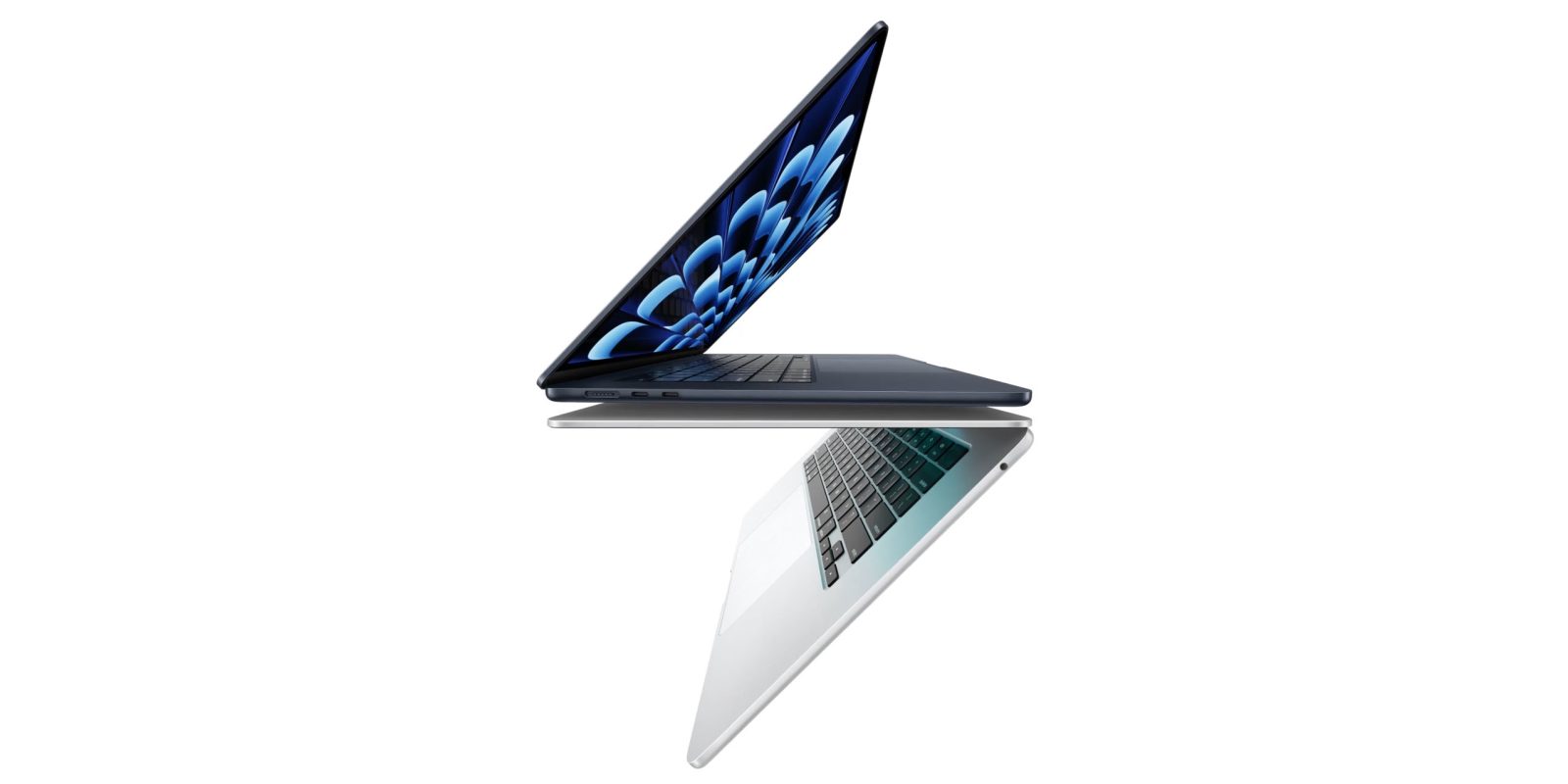 Intel Thunderbolt Share Mac | Two MacBook Air models, with Thunderbolt ports
