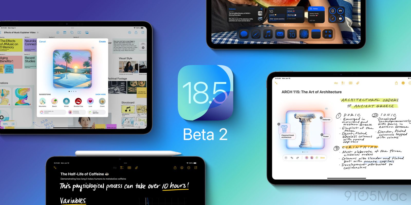 iPadOS 18.5 beta 2