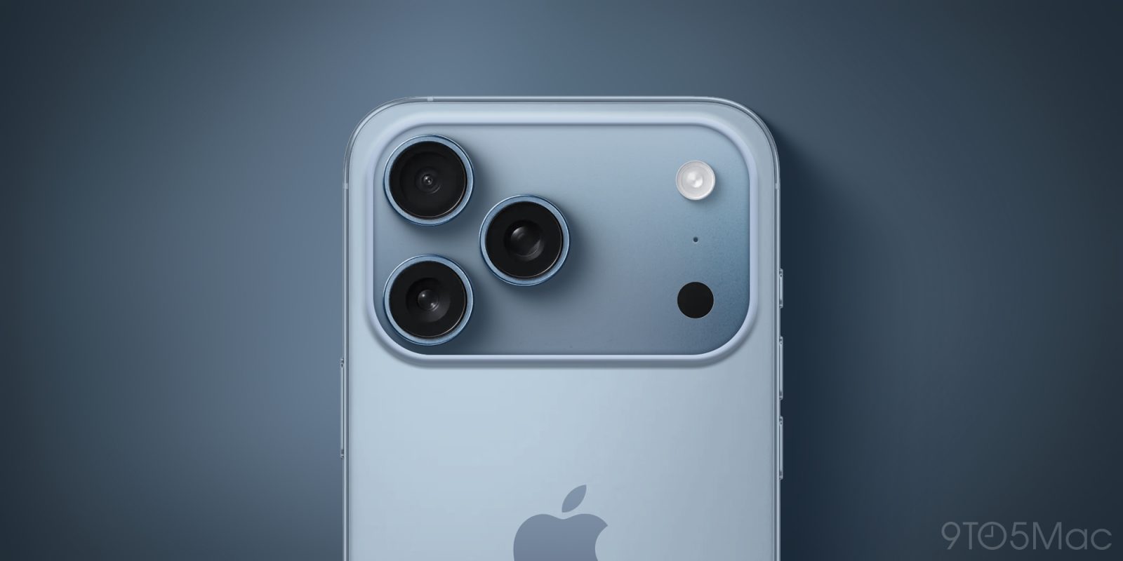 iPhone 17 Pro blue concept