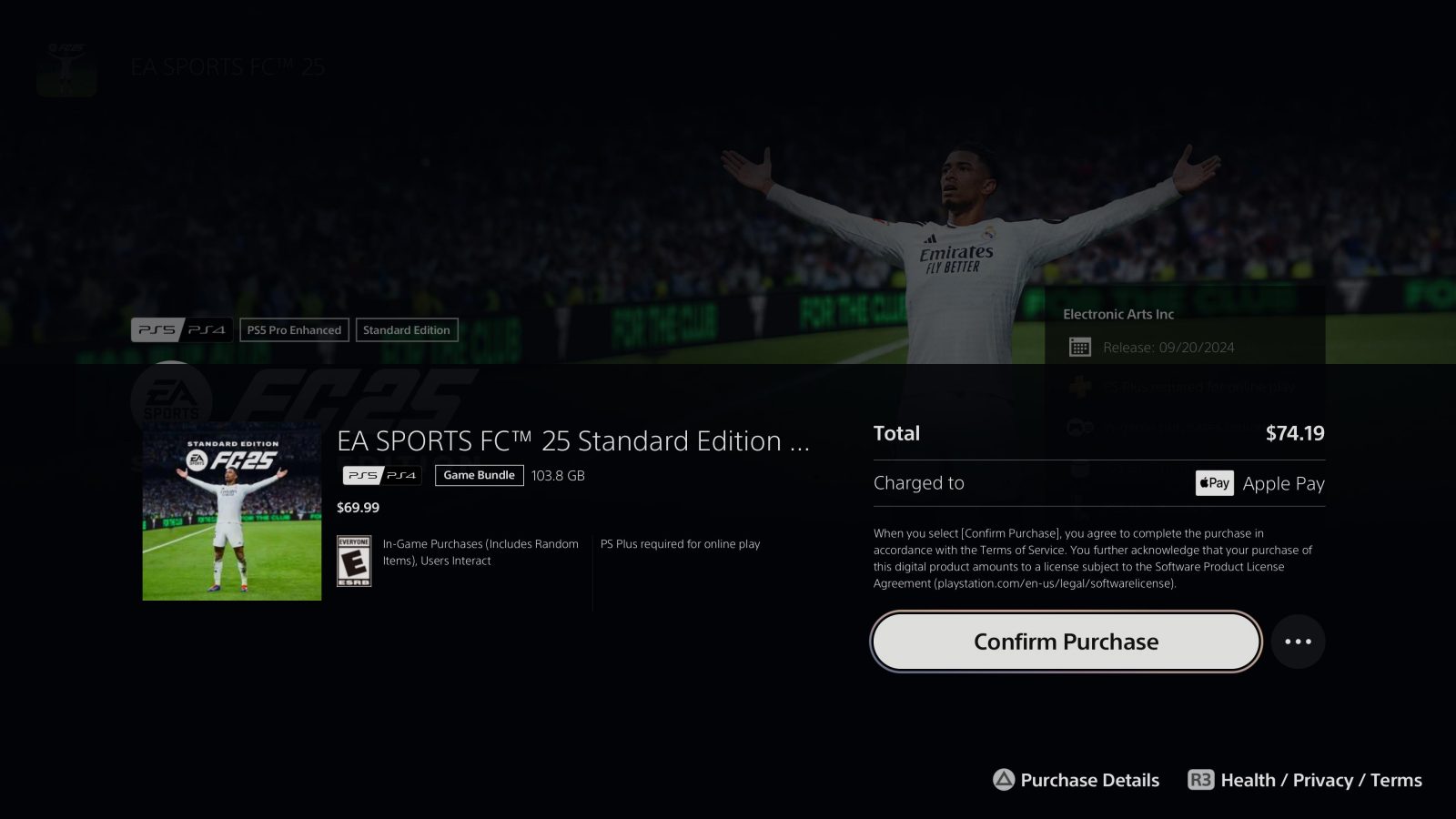 ps5 apple pay